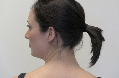 Turning the head left