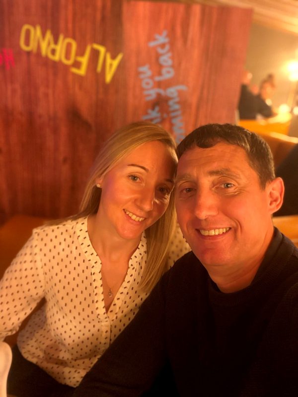Debbie with husband Gary
