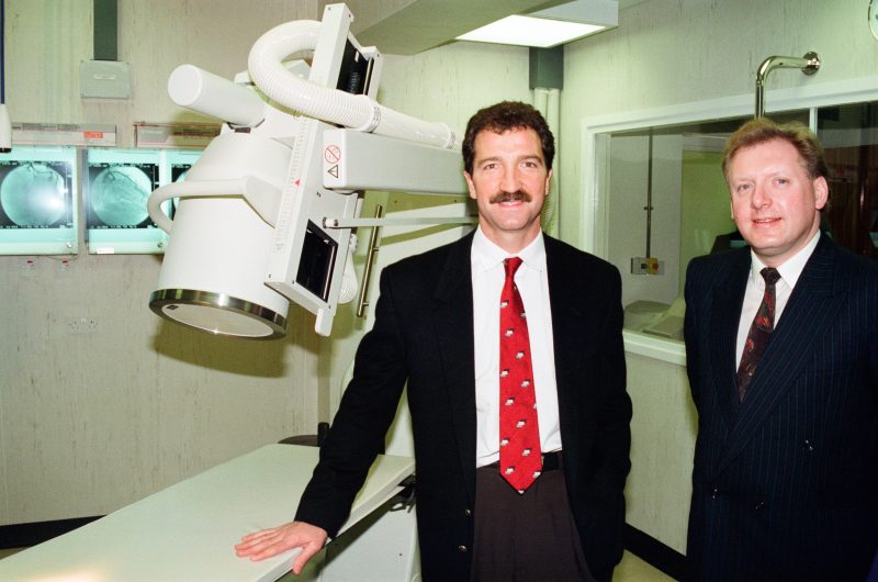 Graeme Souness with Adrian Davies