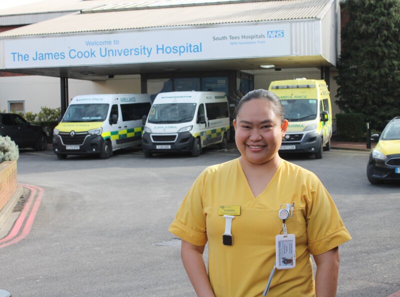 Vanessa Capinpin outside James Cook