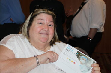 Patient with feedback form