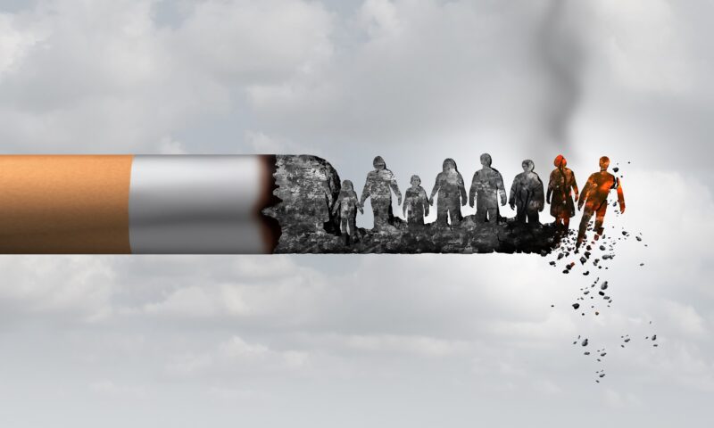 Cigarette burning