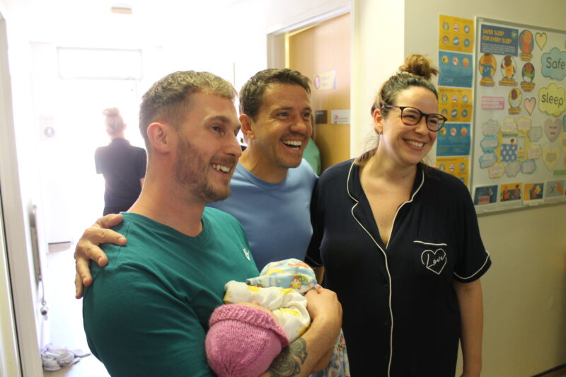 Ben Lincoln-Taylor, Phoebe Taylor and Rachel Taylor