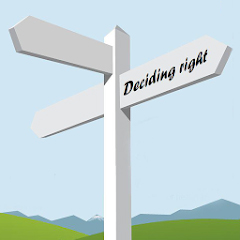 Deciding right logo