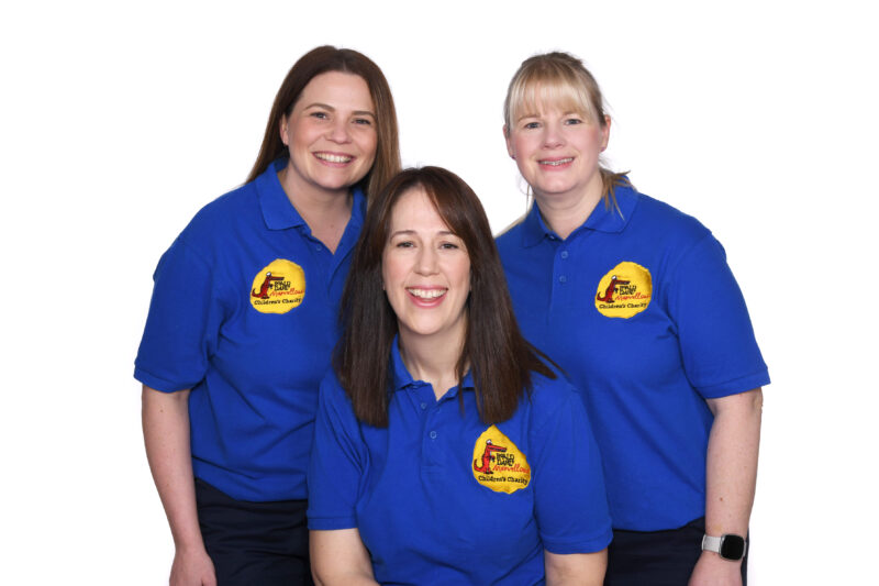 A picture of three Roald Dahl nurses 