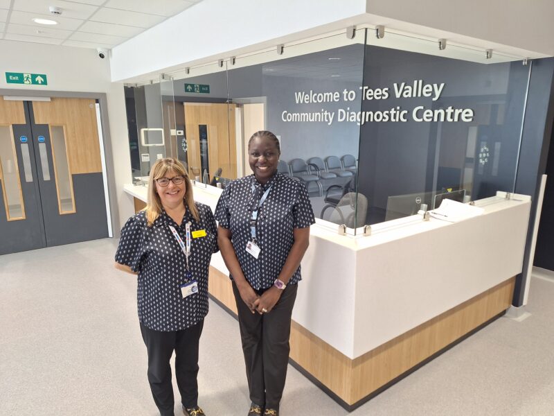 Tees Valley Community Diagnostic Centre reception staff