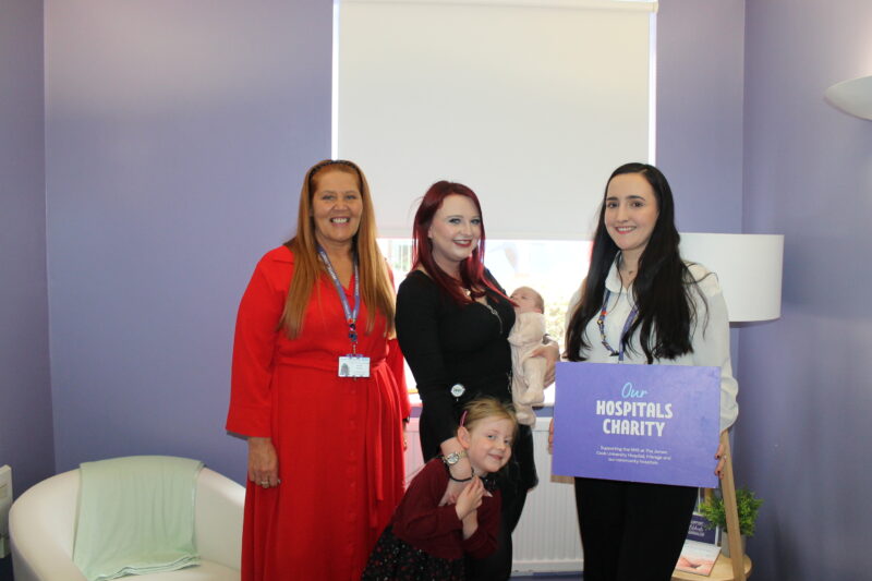 Our Hospitals Charity team with Jessi and the children
