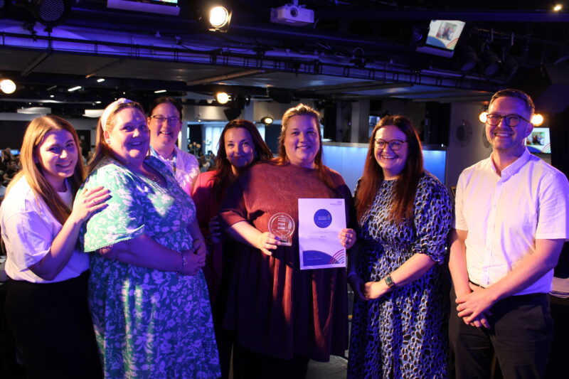 ward 31 receiving their nightingale award