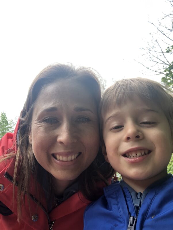 Laura and her son