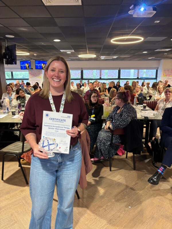 The paediatric occupational therapy services at West Acklam Centre won the AHP innovation and improvement award.