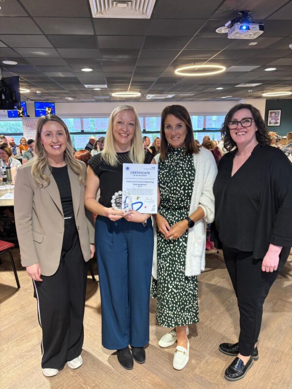 Advanced practice reporting radiographers took home the AHP workforce transformation award.