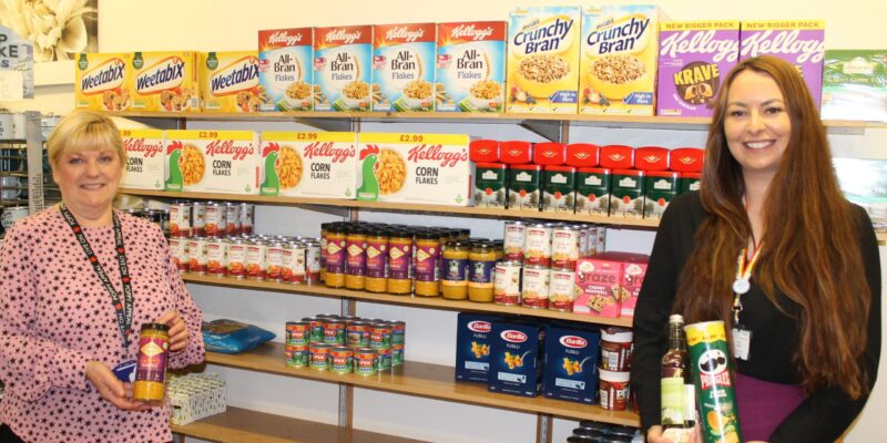 Coffee Lounge manager Georgina Oakley and Laura Hallett from the trust’s greener group