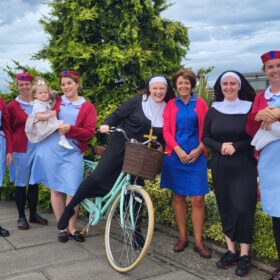 Midwifery team in fancy dress