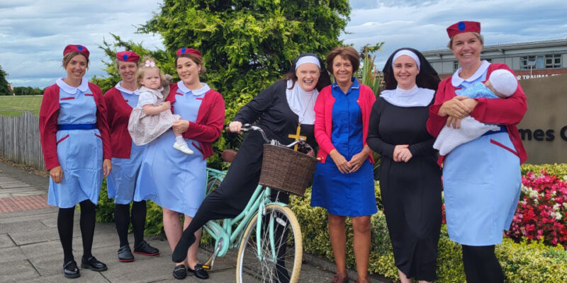 Midwifery team in fancy dress