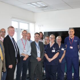 Professor Sir Liam Donaldson visits James Cook cardio team