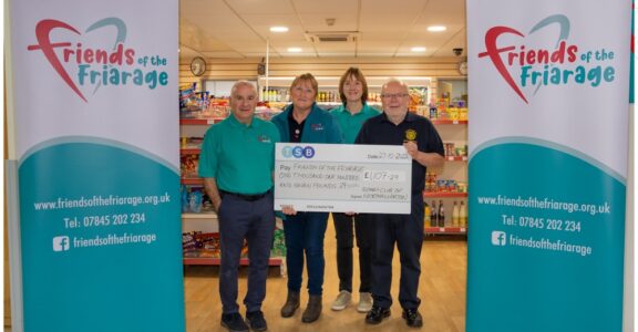 Friends of the Friarage cheque presentation