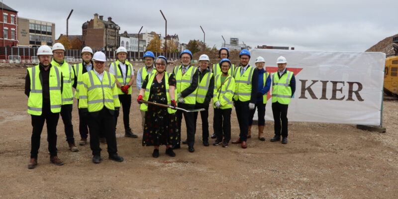 People involved in new diagnostic centre in Stockton.