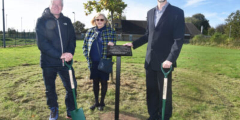 William Lane Foundry Director Stuart Duffy, Councillor Joan McTigue, intensive care consultant Richard Cree