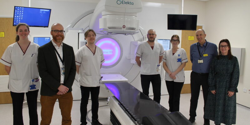 James Cook's radiotherapy department staff