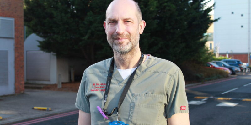 Consultant vascular surgeon Ian Nichol