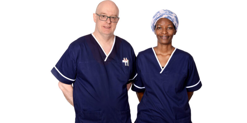 Duncan Motes and Faridah Ali - charge nurses