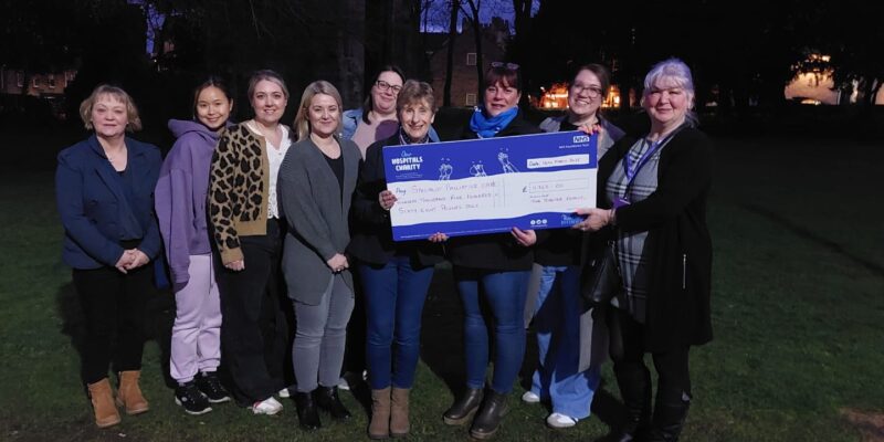 Specialist palliative care team with Sandy and Clare