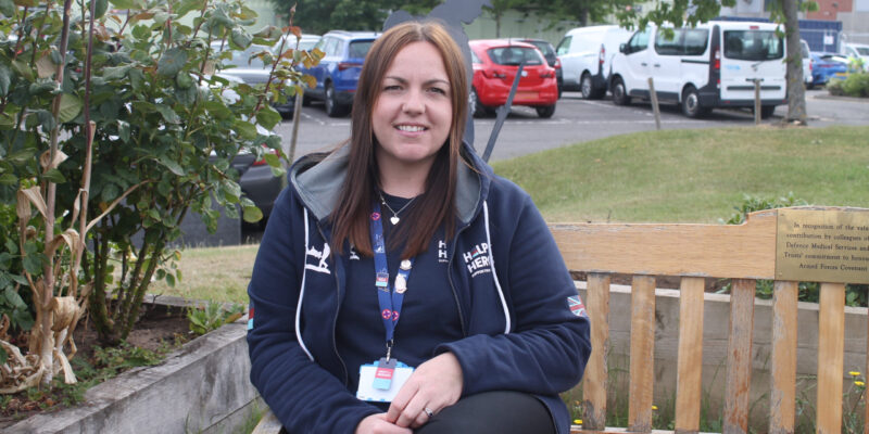 Help for heroes nurse Hannah Robertson
