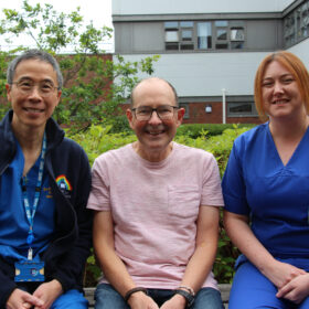 Dr Ray Dang, Ken MacArthur and Donna Wiseman