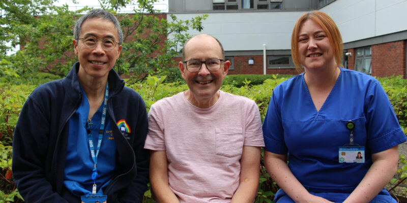 Dr Ray Dang, Ken MacArthur and Donna Wiseman