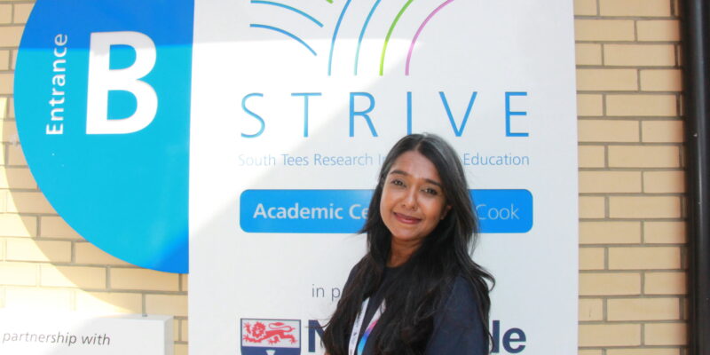 Consultant musculoskeletal radiologist, Dr Maya Jafari outside James Cook