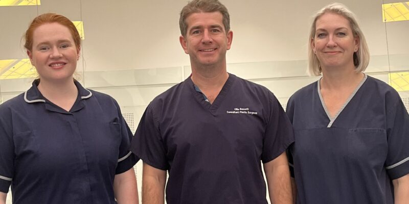 Pippa Lane, Oliver Bassett and Laura Hill