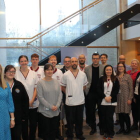 Radiotherapy team at James Cook Hospital
