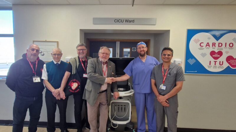 “We are delighted to have been able to provide this state-of-the-art piece of equipment to enhance excellent post operative care in our cardiothoracic intensive unit.