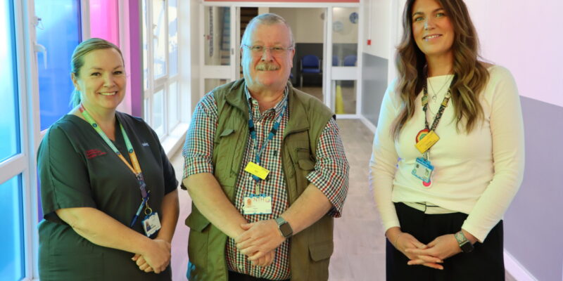 Julie Bardsley, Ian Taylor and Donna Mason